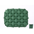 Inflatable Seat Cushion | Portable Foldable Camping Chair Pad Inflatable Seat Cushion QXL green