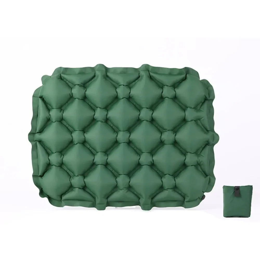 Inflatable Seat Cushion | Portable Foldable Camping Seat Pad Inflatable Seat Cushion QXL green