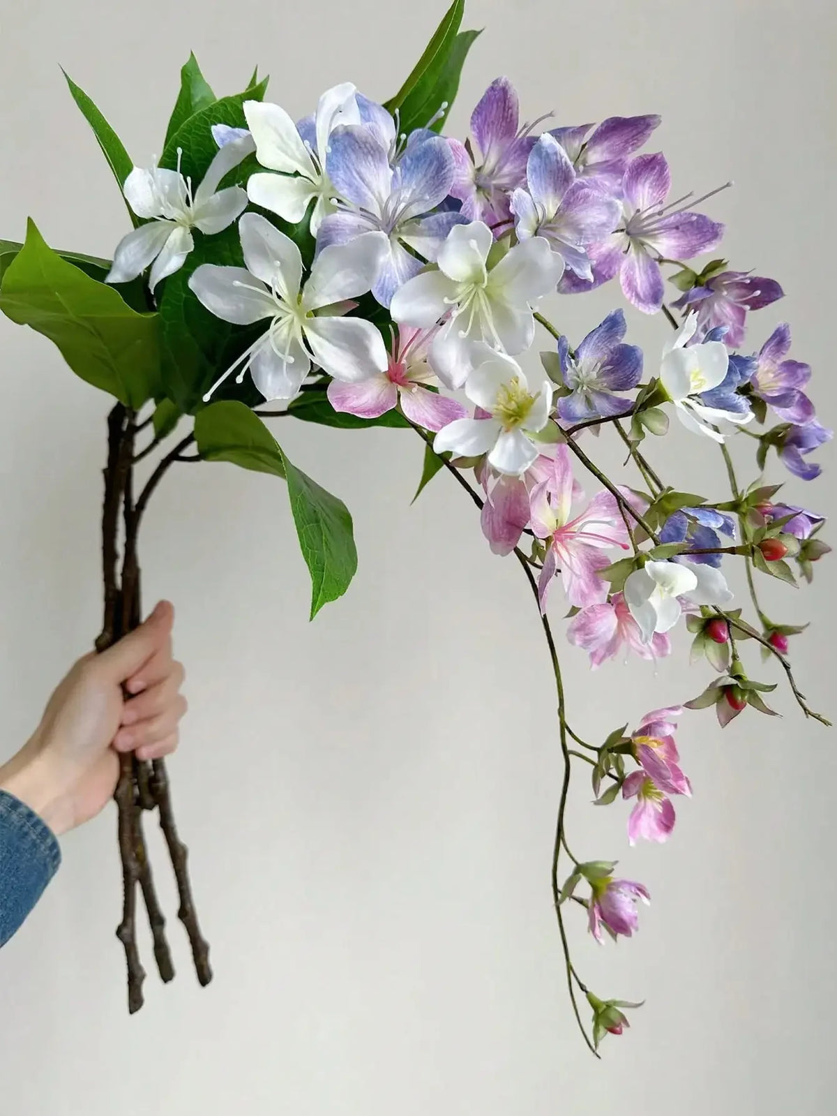Artificial Jasmine Hanging Silk Flowers | Wedding & Home Decor Artificial Hanging Flowers QXL