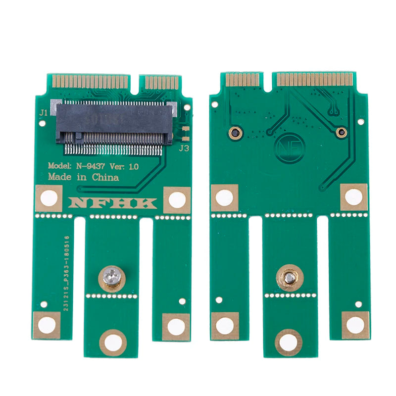 M.2 NGFF Key A/A+E to Mini PCIe Wireless Card Adapter PCIe Adapter Card QXL