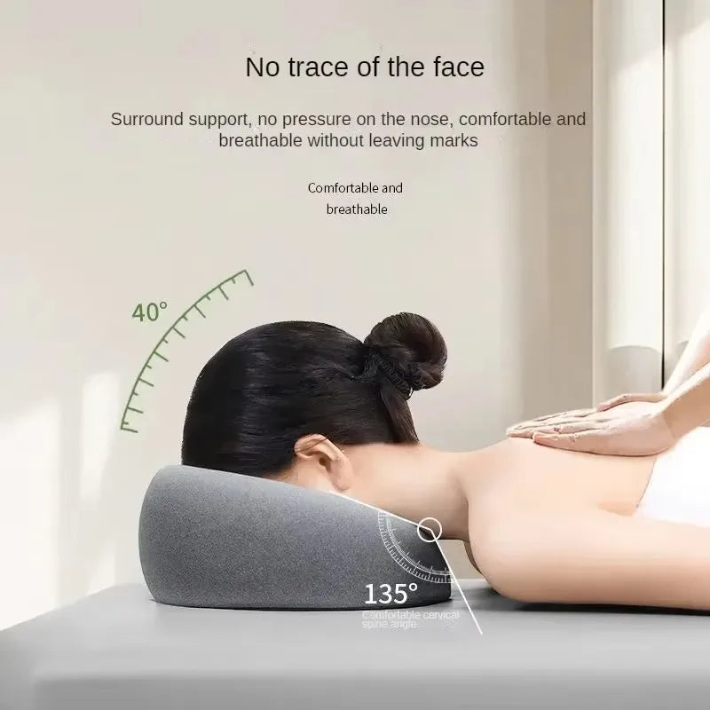 Memory Foam Face Rest Pillow | Massage & Salon Headrest Massage Face Pillow QXL