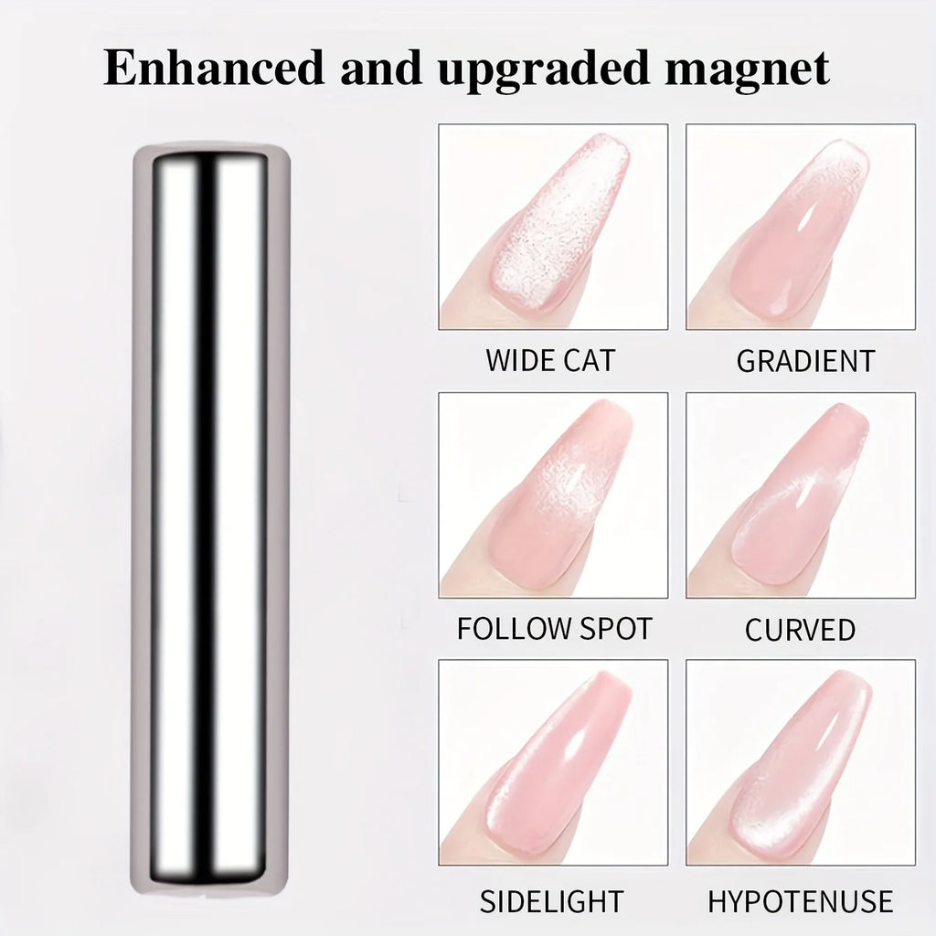 Double-Headed Cat Eye Nail Magnet Stick | UV Gel DIY Tool Nail Art Magnet QXL