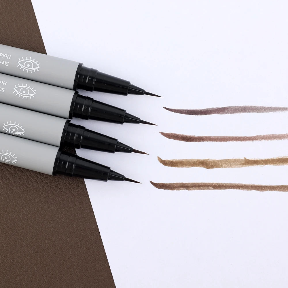 Waterproof Liquid Eyebrow Pen | Ultra Fine Tip 4 Shades Liquid Eyebrow Pen QXL