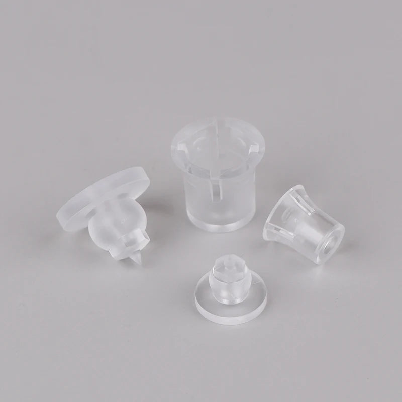 10-Pack Transparent PC Advertising Nails | Glass Standoff Screws Standoff Screws QXL