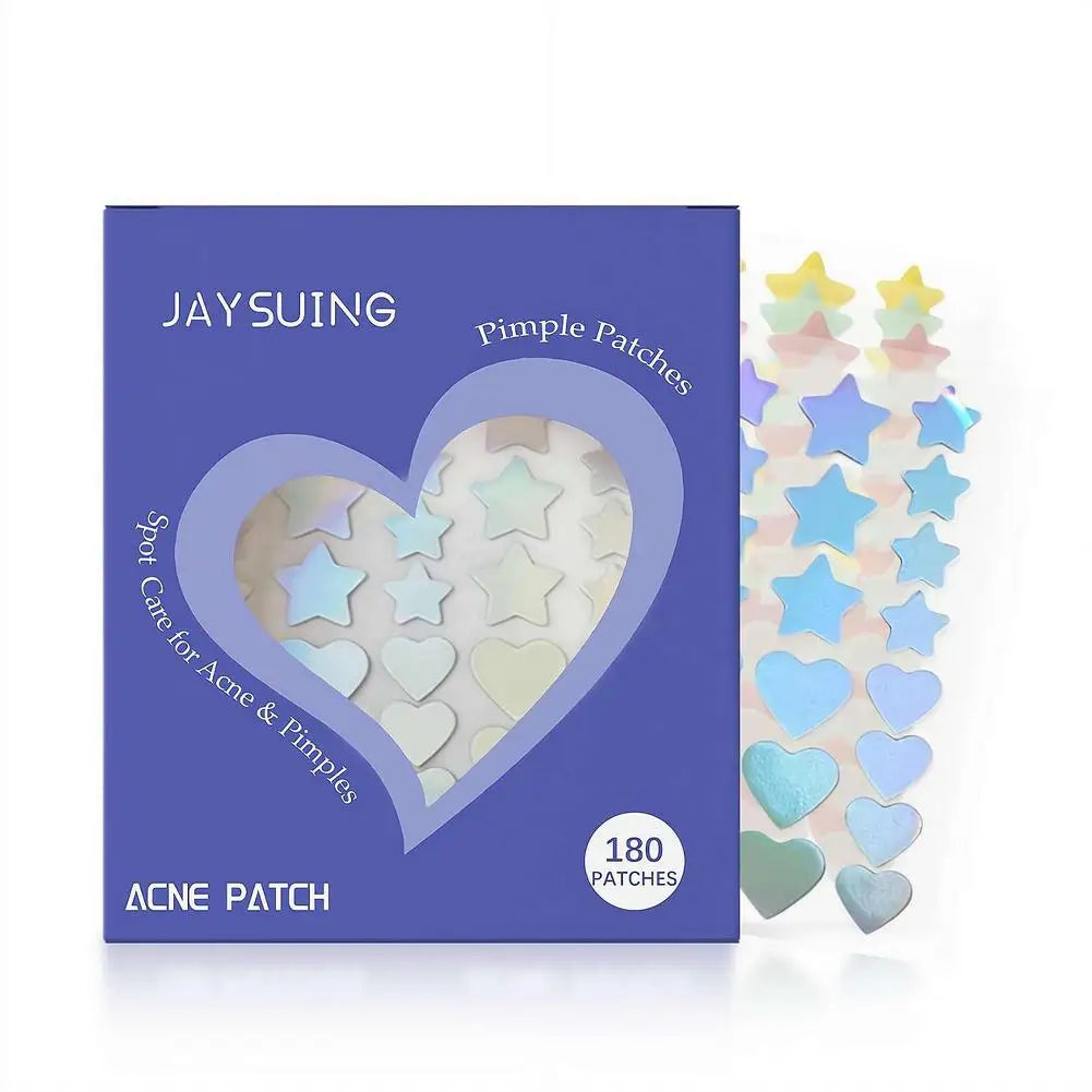 180-Pack Colorful Pimple Patches | Star & Heart Spot Stickers Pimple Patches QXL A CN