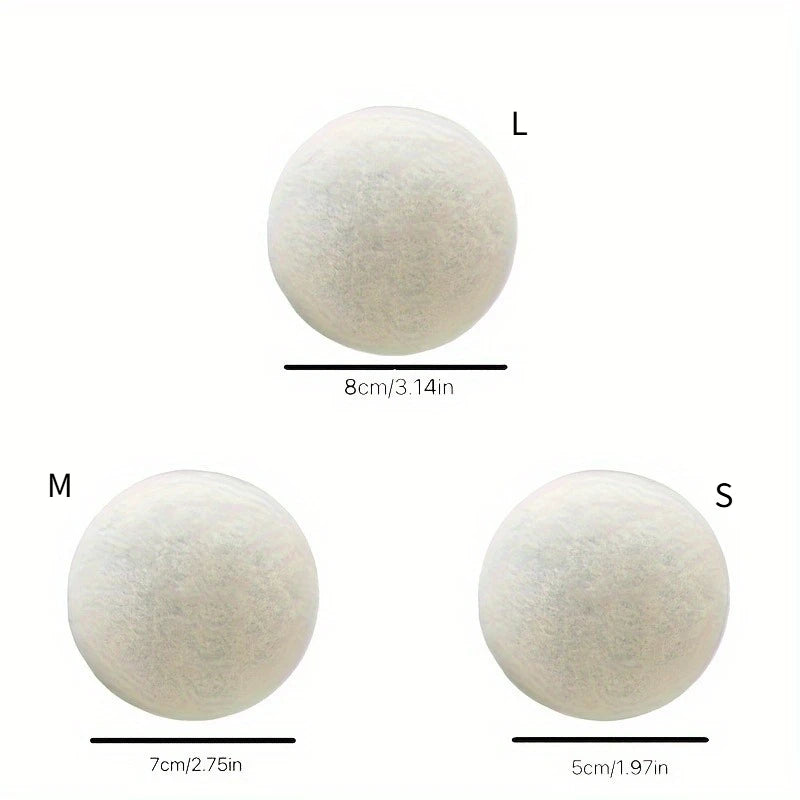 3-Pack Natural Dryer Balls – Cut Drying Time & Static Dryer Balls QXL
