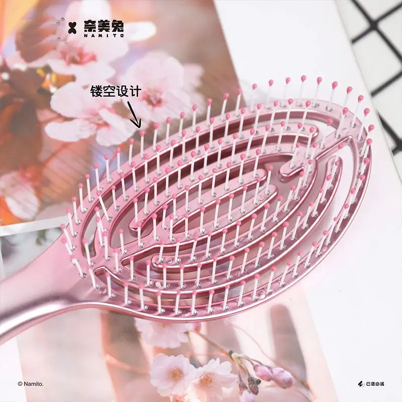 Anti-Static Hollow Massage Hair Comb | Dry & Wet Use Massage Hair Comb QXL