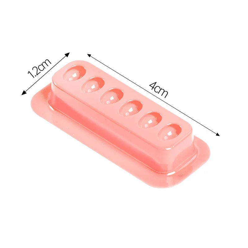 Silicone Eyelash Glue Holder Tray | 6-Cell Lash Extension Tool Lash Extension Tray QXL
