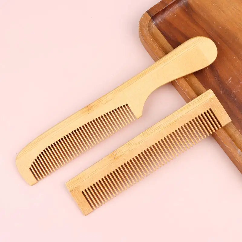 Bamboo Massage Comb | Anti-Static Detangling Hair Brush Bamboo Hair Comb QXL