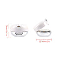 13ml Lip Scrub Jar with Silicone Brush & Pocket Mirror Cosmetic Lip Jar QXL onesize
