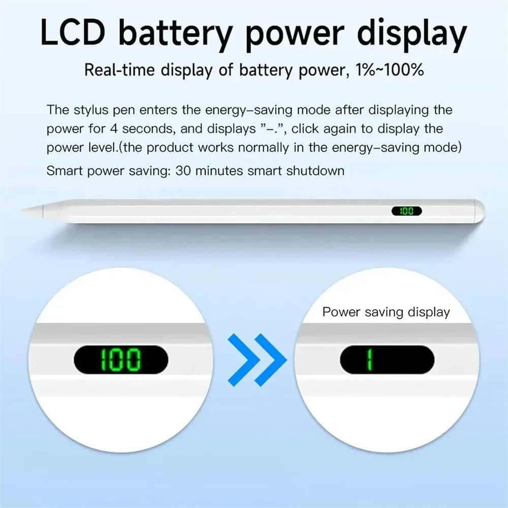 Universal Stylus Pen with Power Display | iPad & Android Capacitive Stylus Pen QXL