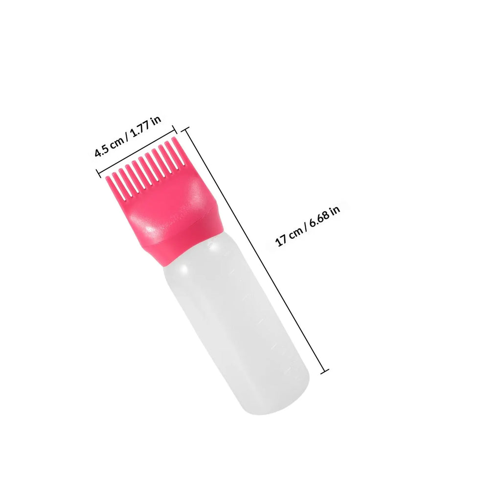 3-Pack Hair Dye Applicator Bottles with Comb Teeth – Root Touch-Up Hair Dye Applicator QXL