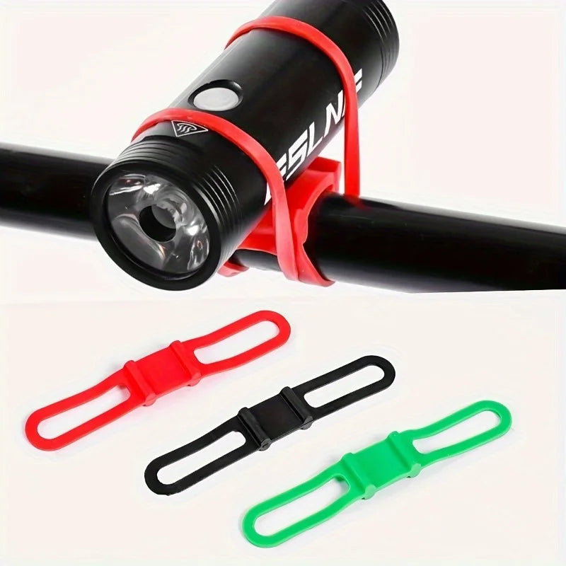 Silicone Bike Handlebar Strap Mount for Light & Phone Handlebar Strap Mount QXL