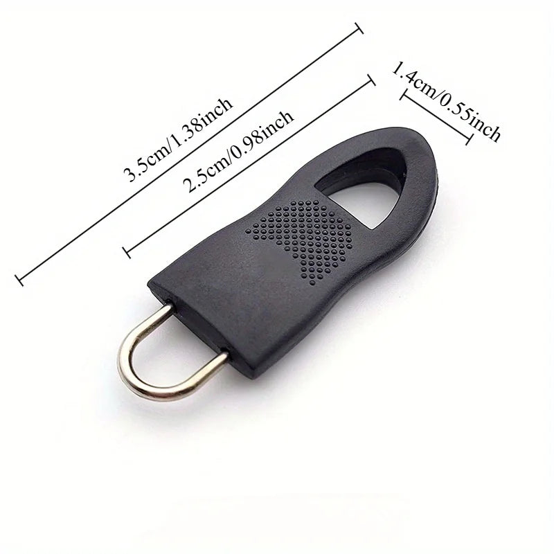 5-Pack Tool-Free Detachable Zipper Pull Repair Sliders Zipper Pull Repair QXL