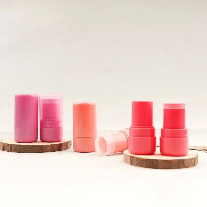 10-Pack 8g Empty Rotatable Lip Balm & Blush Stick Tubes Cosmetic Stick Tubes QXL