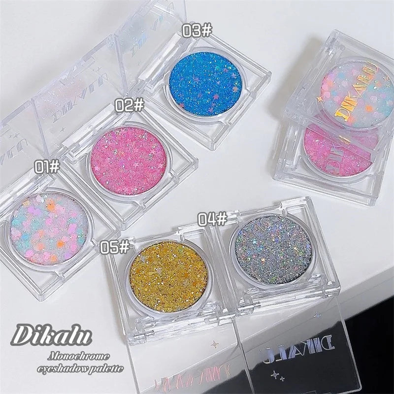 Single-Color Eyeshadow | Matte, Shimmer & Highlighter Palette Eyeshadow Palette QXL