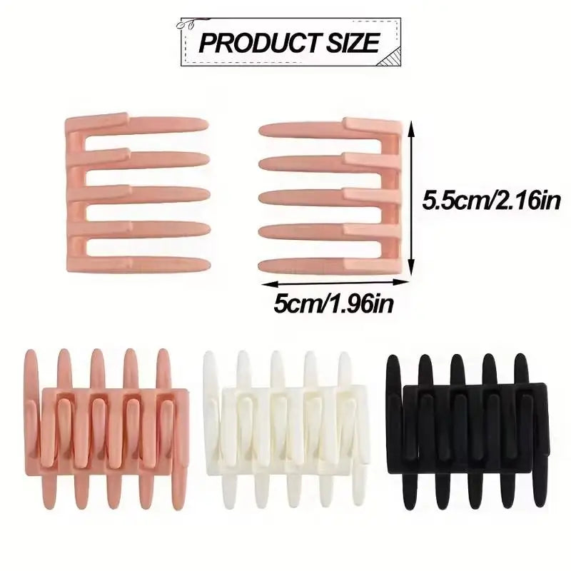 2-Pack Cross Hair Combs – Updo Clips for Thick & Medium Hair Hair Comb Clips QXL