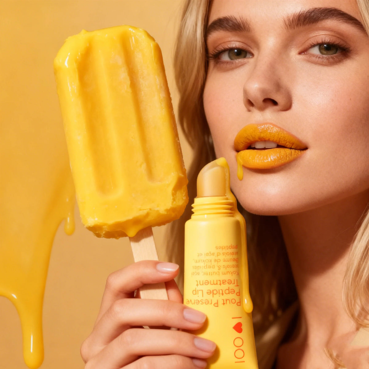 PAGE VINE Peptide Lip Gloss Butter | Hydrating Lip Plumper Lip Gloss Butter QXL