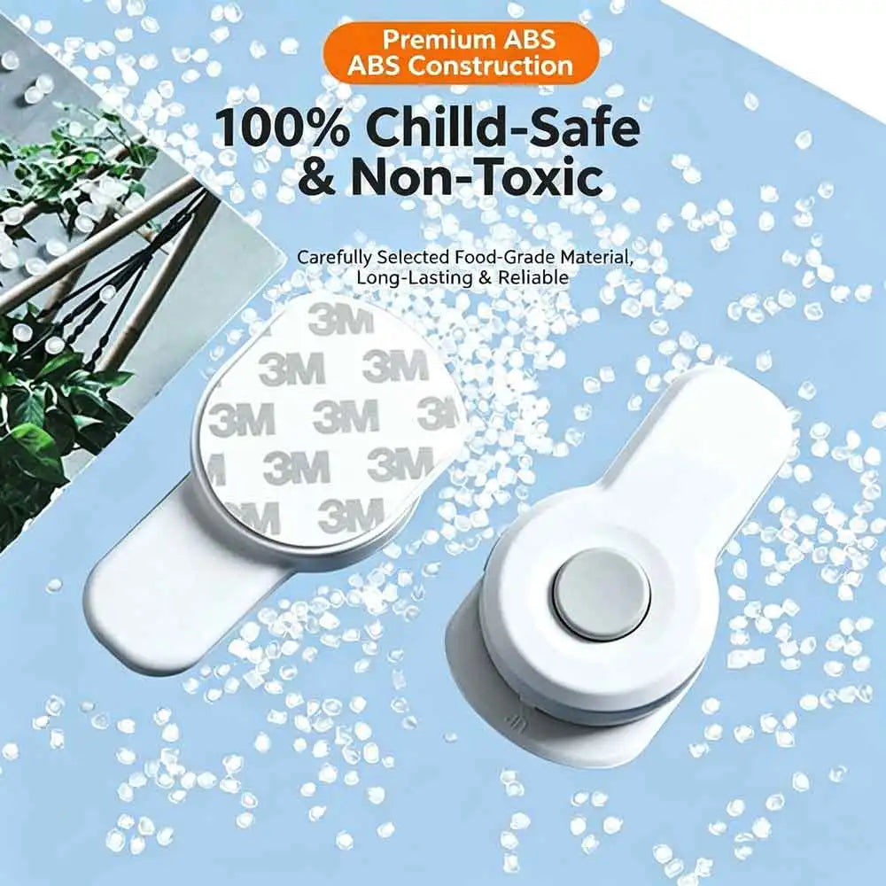 Child Safety Cabinet & Door Locks | Anti-Open Latches 1–3 Pack Child Safety Lock QXL