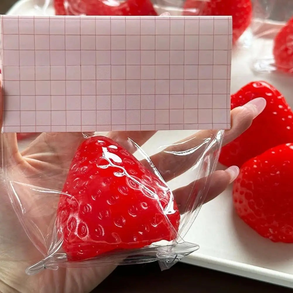 Strawberry Squishy Fidget Toy | Squeeze Sensory Fun Squishy Fidget Toy QXL