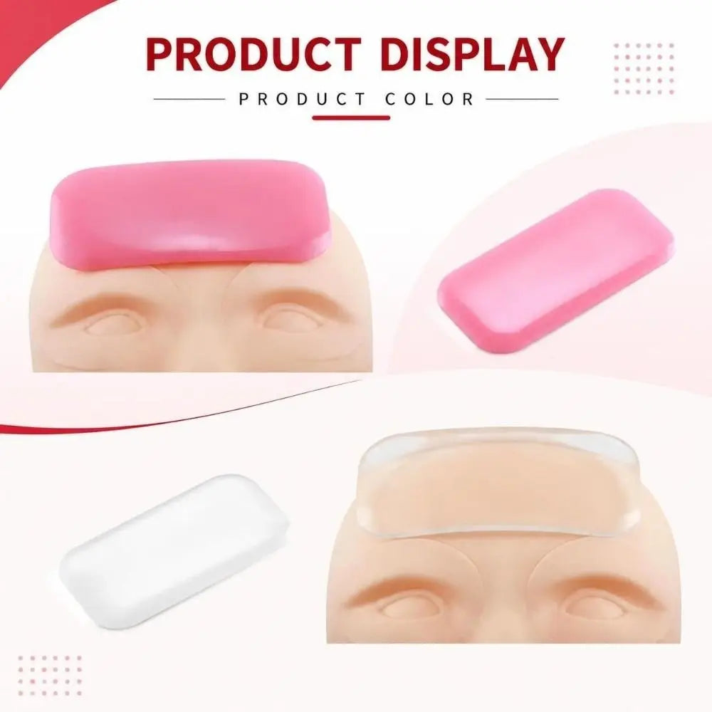 Silicone Lash Tray Holder | Transparent Forehead Pad for Extensions Lash Extension Tool QXL