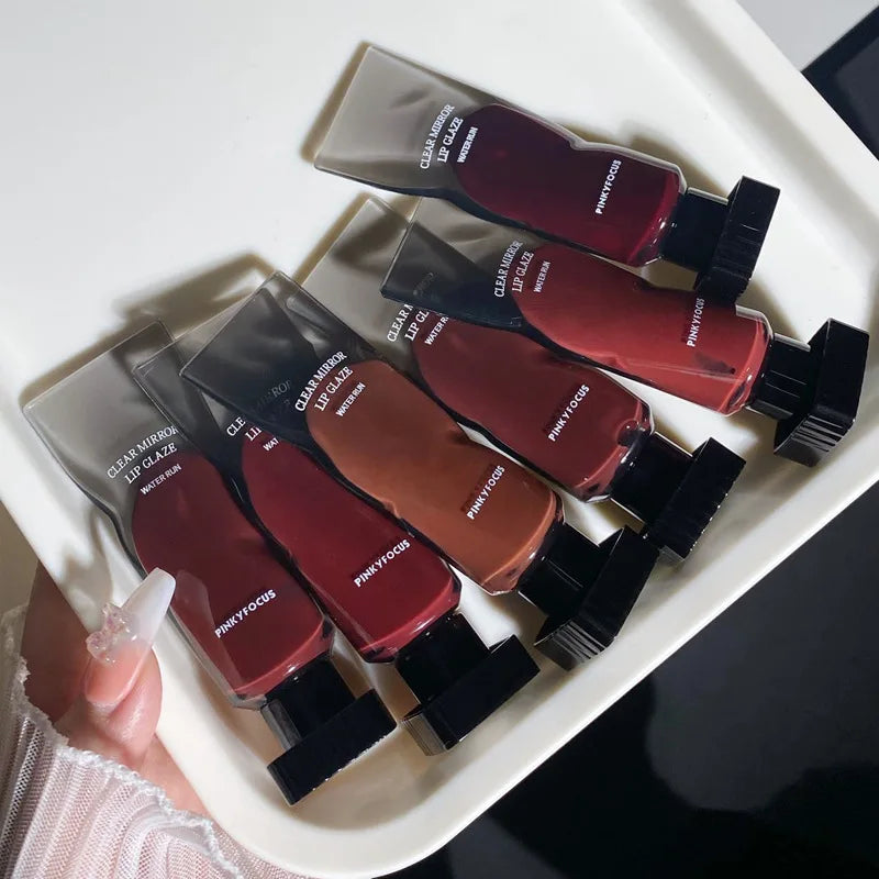Mirror Finish Lip Glaze | Long-Lasting Jelly Lip Gloss Jelly Lip Gloss QXL