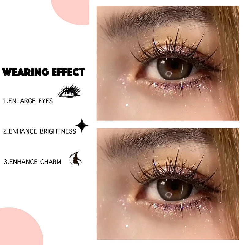Thai Comic Wispy False Eyelashes | Reusable Cosplay Strip Lashes False Eyelashes QXL