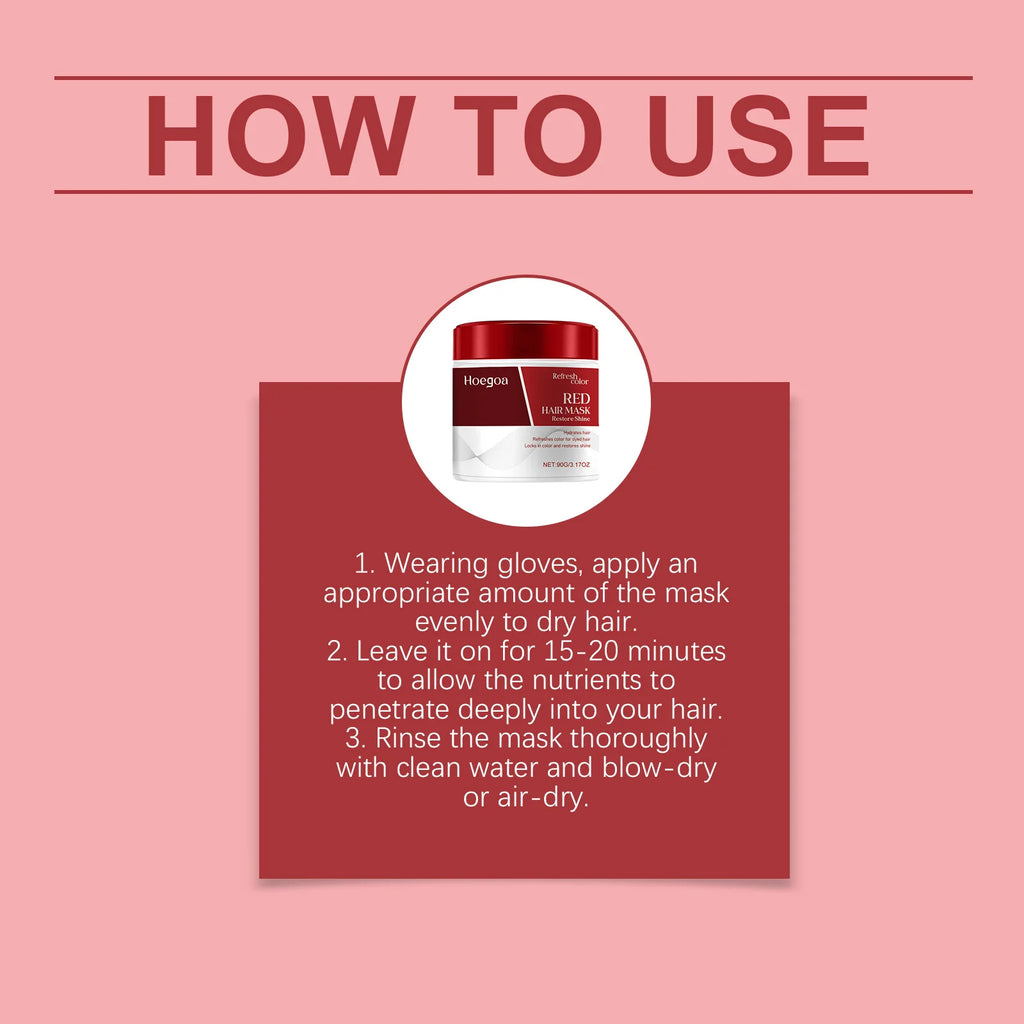 HOEGOA Color Depositing Hair Mask & Conditioner 90g Color Depositing Conditioner QXL