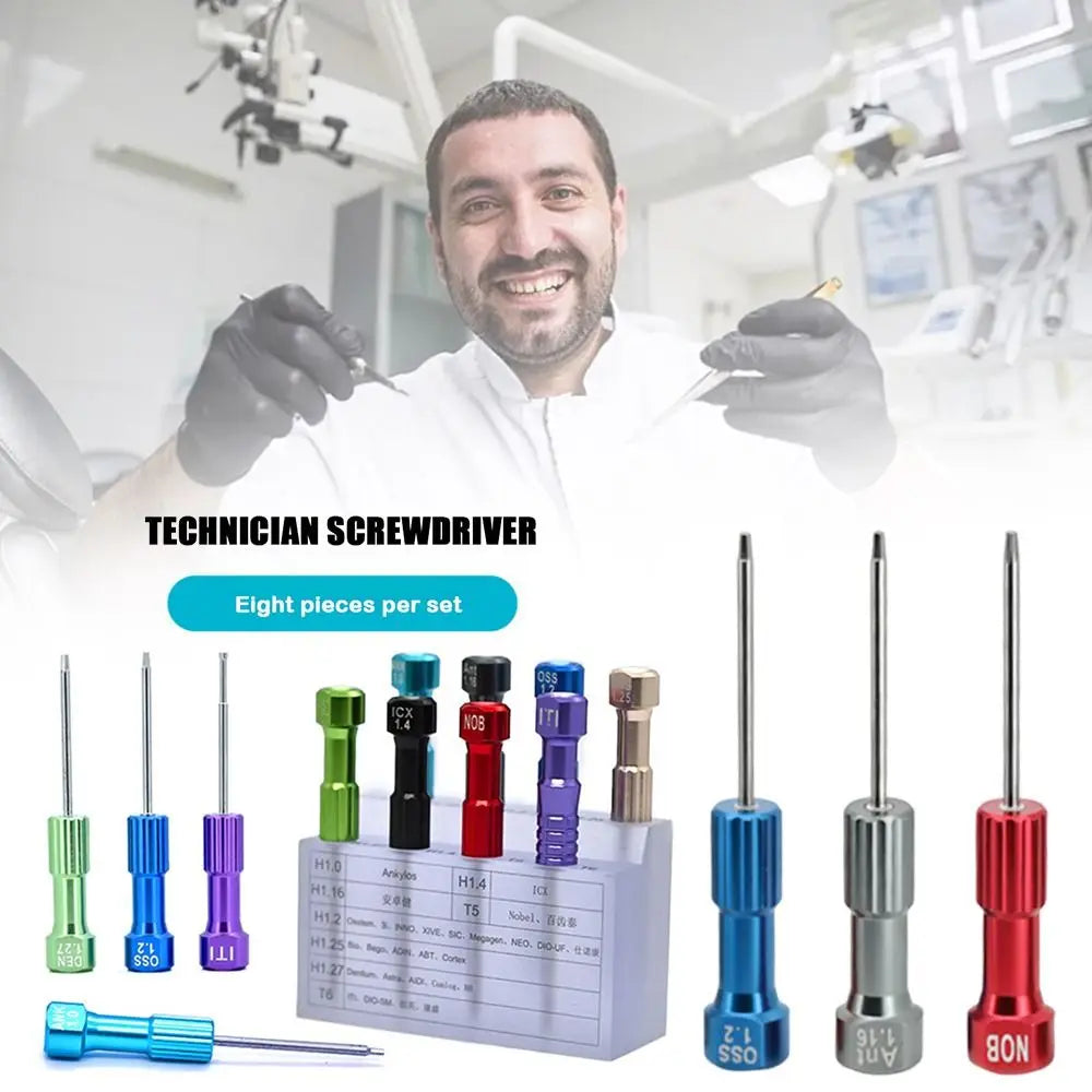 6.2cm Stainless Steel Micro Screwdriver | Dental Lab Tool Dental Lab Screwdriver QXL