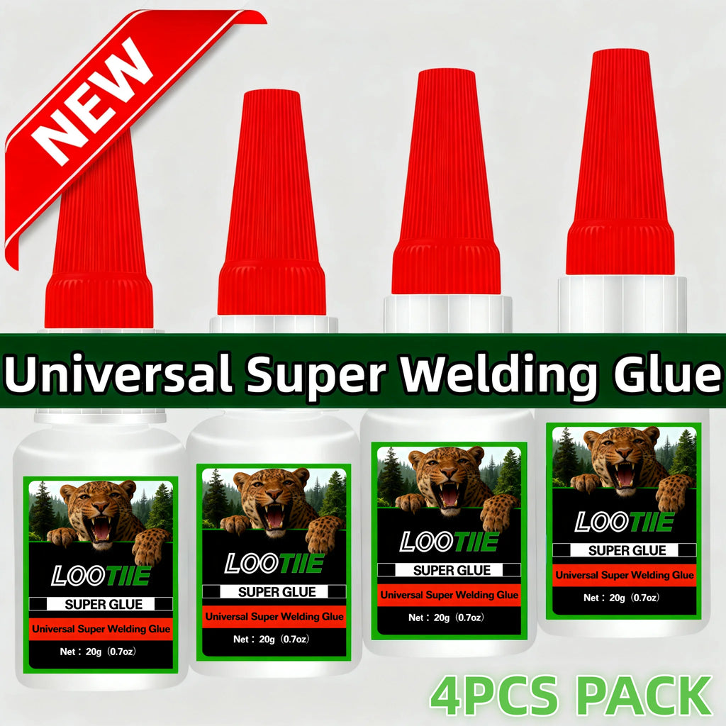 4×20g Waterproof Strong Glue – Shoes, Metal, Leather & More Multi-Purpose Adhesive QXL 4pcs