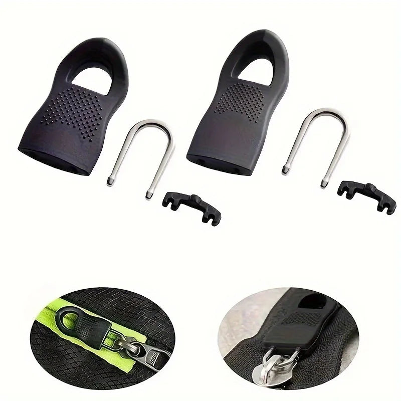 5-Pack Tool-Free Detachable Zipper Pull Repair Sliders Zipper Pull Repair QXL