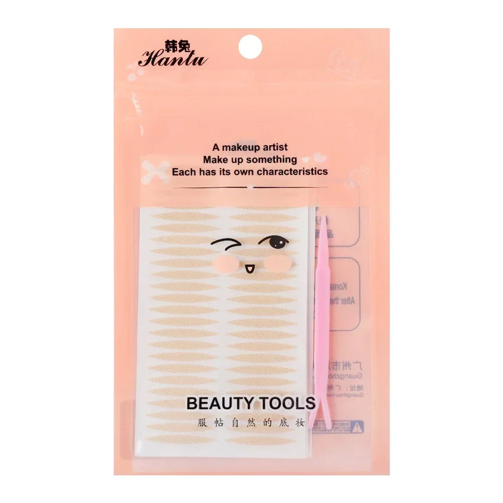 Lace Mesh Double Eyelid Tape Strips | Breathable Lift Stickers Eyelid Tape Strips QXL 1PCS 1