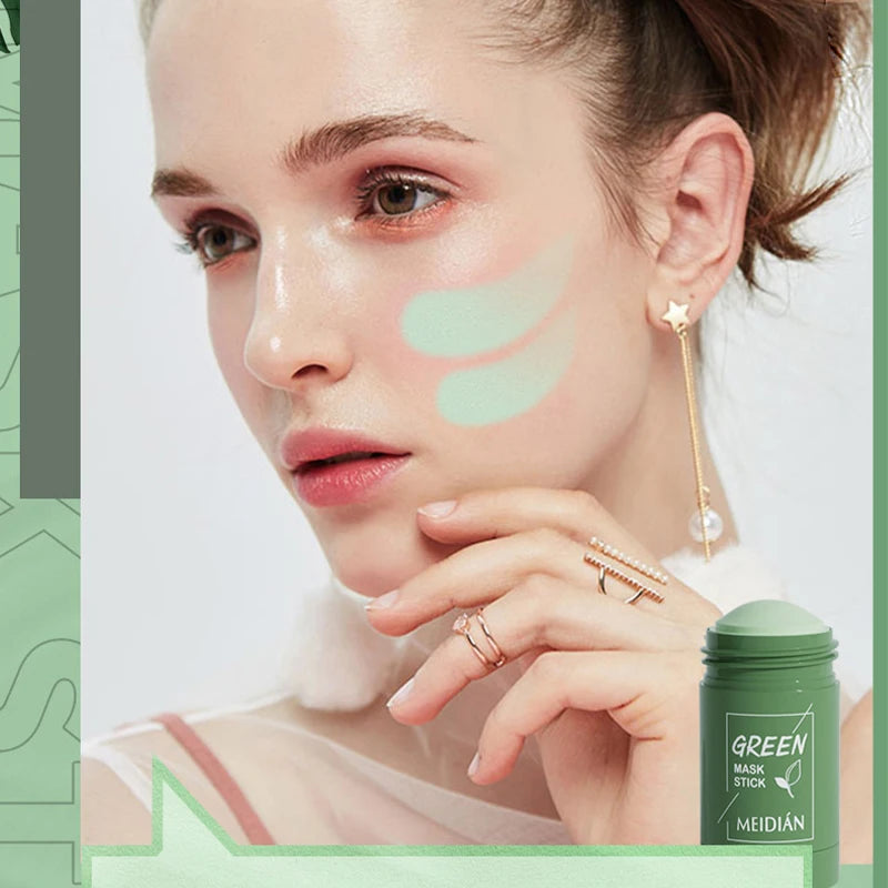Green Tea Cleansing Mud Mask – Pore Care & Moisture 40g Cleansing Face Mask QXL