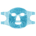 Reusable Gel Bead Face Mask | Hot & Cold Full-Face Compress Gel Face Mask QXL Lake Blue