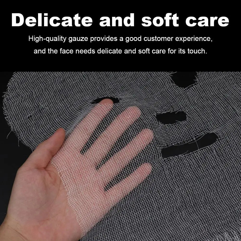 50-Pack Disposable Facial Gauze Mask Sheets | DIY Skincare Facial Mask Sheets QXL