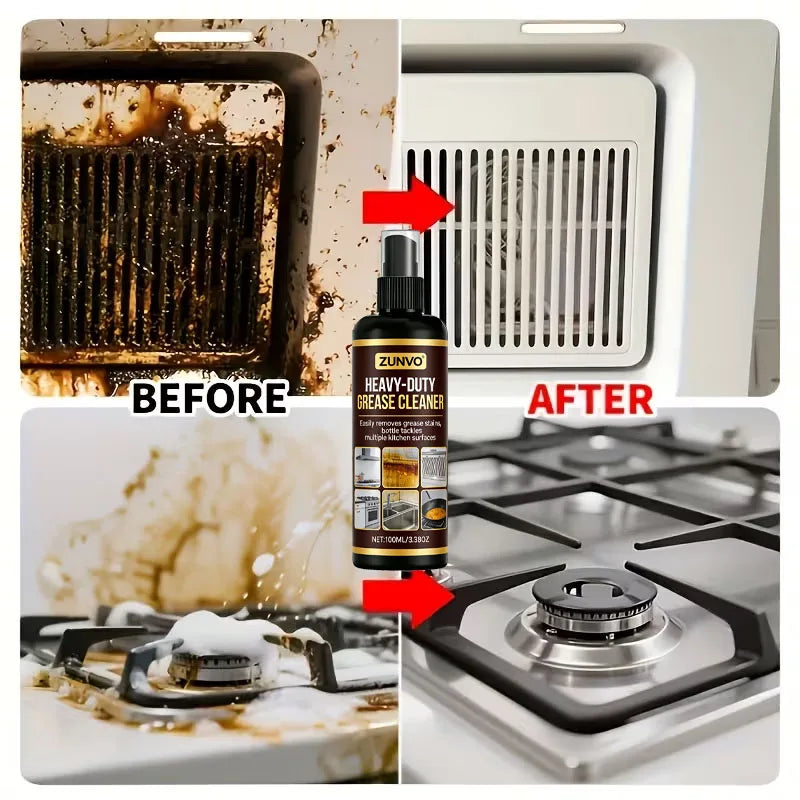 Heavy-Duty Kitchen Grease Cleaner | Multi-Surface Degreaser Kitchen Degreaser QXL
