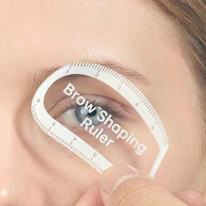 Brow Mapping Ruler – Eyebrow Shaping Stencil Design Tool Eyebrow Stencil Ruler QXL