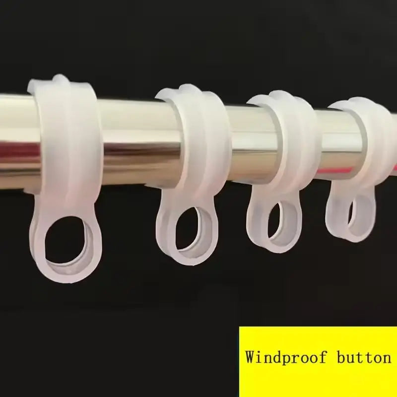 10-Pack Windproof Plastic Drying Rack Hooks | Laundry Helper Drying Rack Hooks QXL
