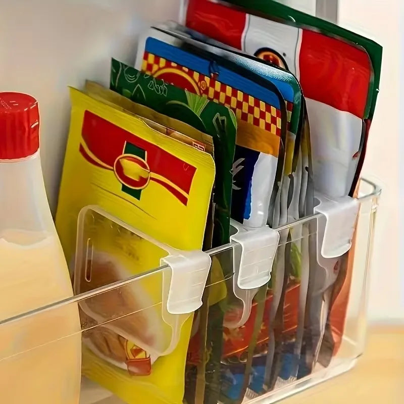 13-Piece Fridge Door Organizer Set – Adjustable Clear Dividers Fridge Door Organizer QXL