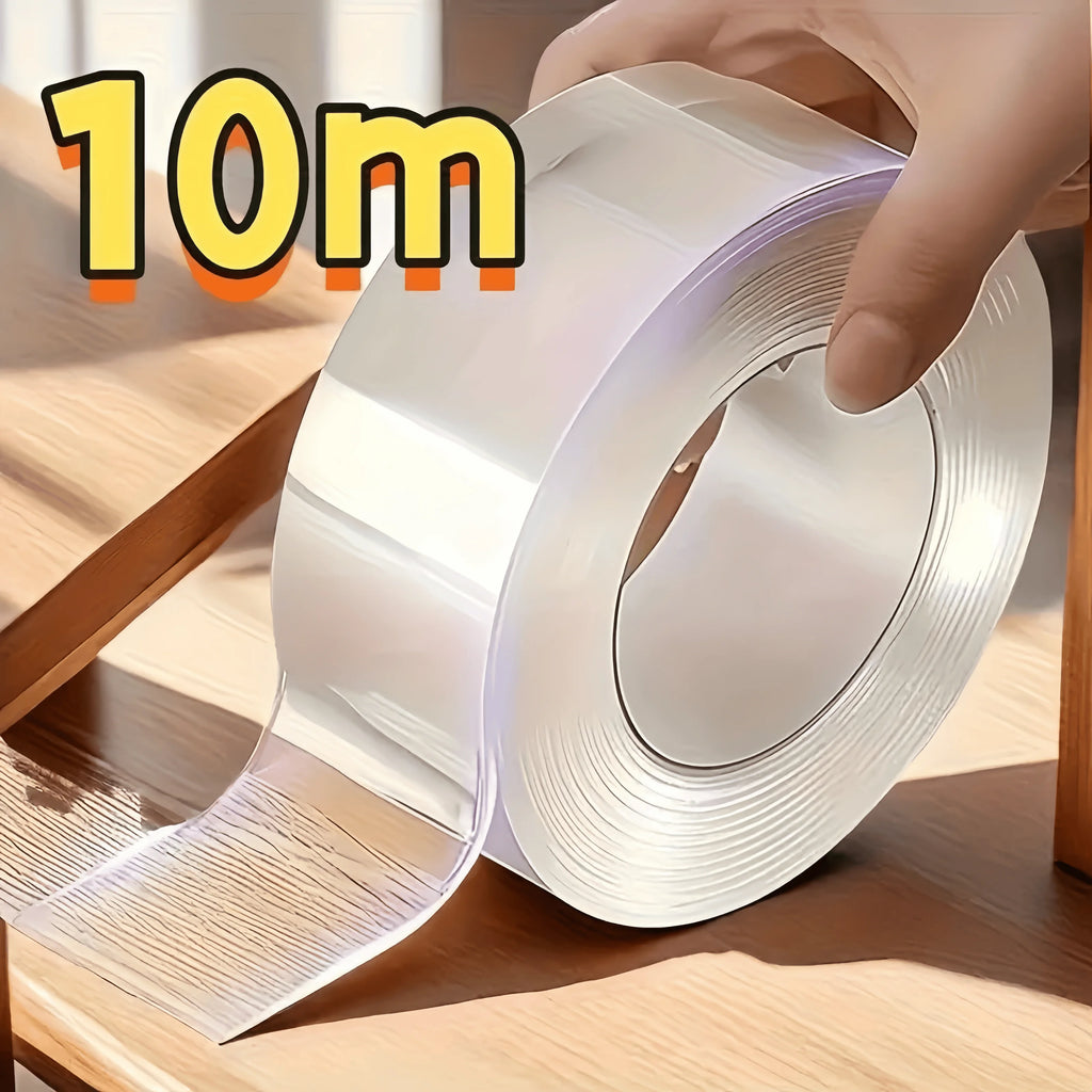 10M Nano Double-Sided Tape | Waterproof, Clear, No Residue Double-Sided Tape QXL