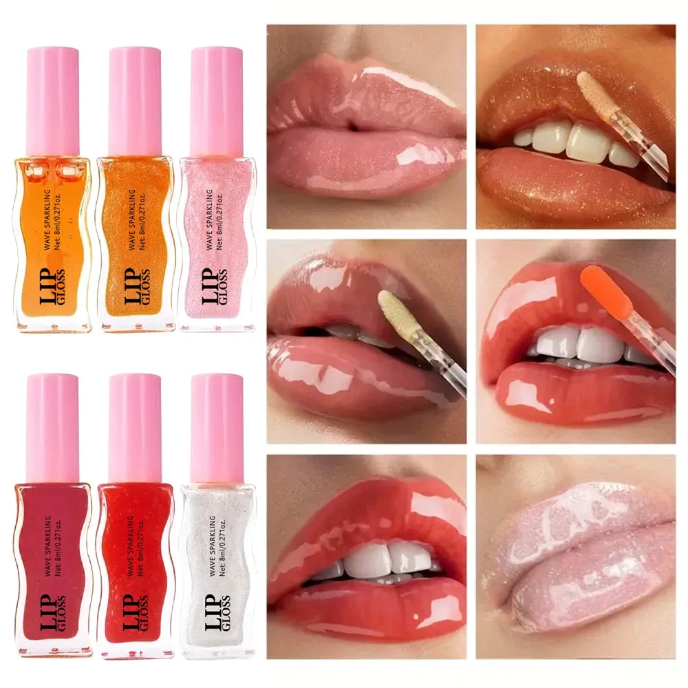Wavy Bottle Lip Gloss | Moisturizing, Plumping & Long-Wear Lip Gloss QXL
