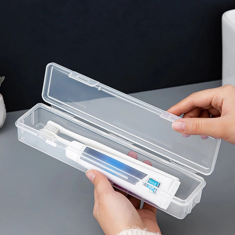 Transparent Travel Toothbrush Case | Portable PP Holder Box Toothbrush Travel Case QXL Default Title
