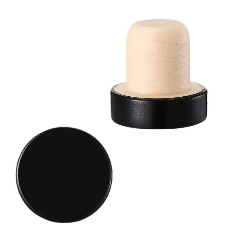 10-Pack T-Shaped Wine Bottle Stoppers | Wood & Aluminum Wine Bottle Stopper QXL
