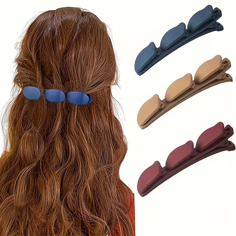 Duckbill Hair Clip | Anti-Flyaway Side Barrette for Women Hair Clip Barrette QXL