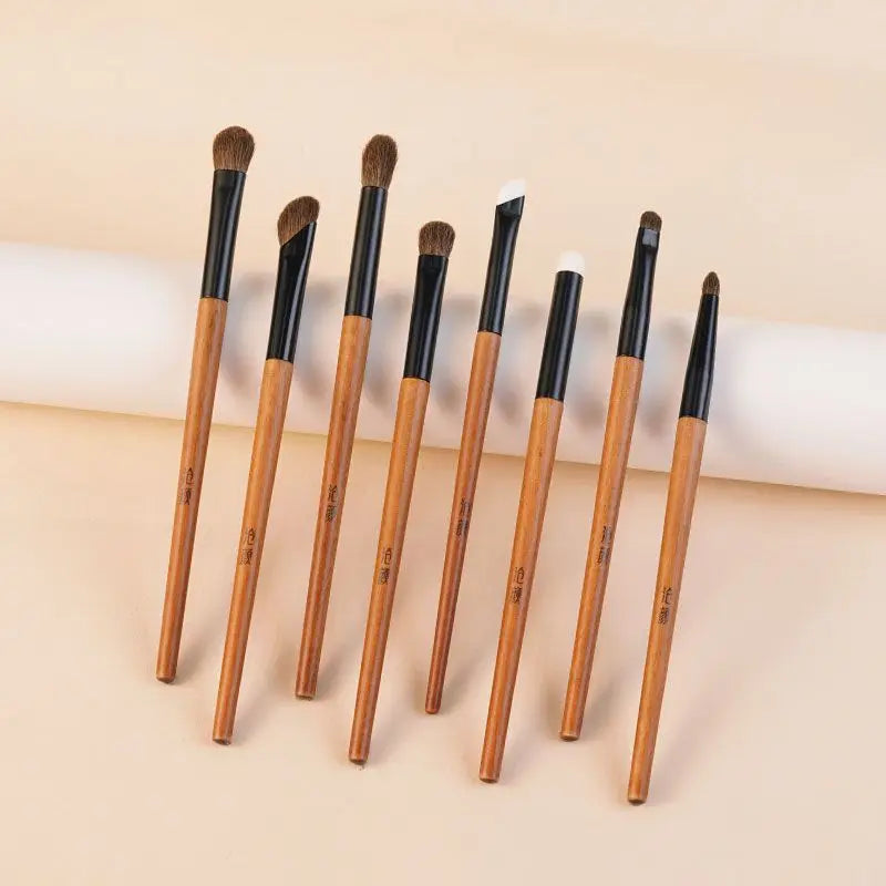 8-Piece Eye Makeup Brush Set – Eyeshadow, Blend & Highlight Eye Makeup Brush Set QXL