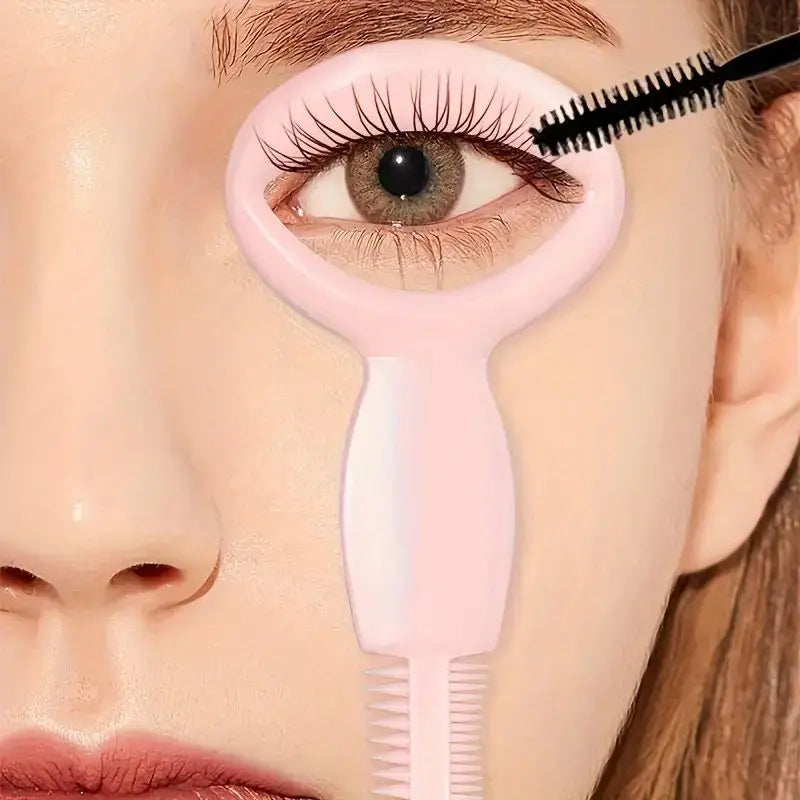 Eyeliner Stencil Kit – Mascara Shield Guard & Lash Comb Eye Makeup Tool QXL