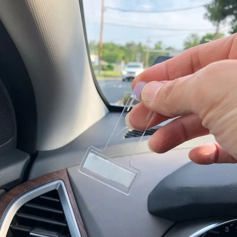 Temporary Parking Ticket Holder | Car Windshield Card Holder Car Card Holder QXL