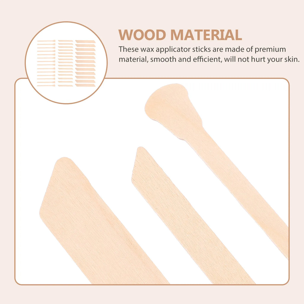 150-Pack Wax Applicator Sticks | Body Waxing Rods for Women Wax Applicator Sticks QXL