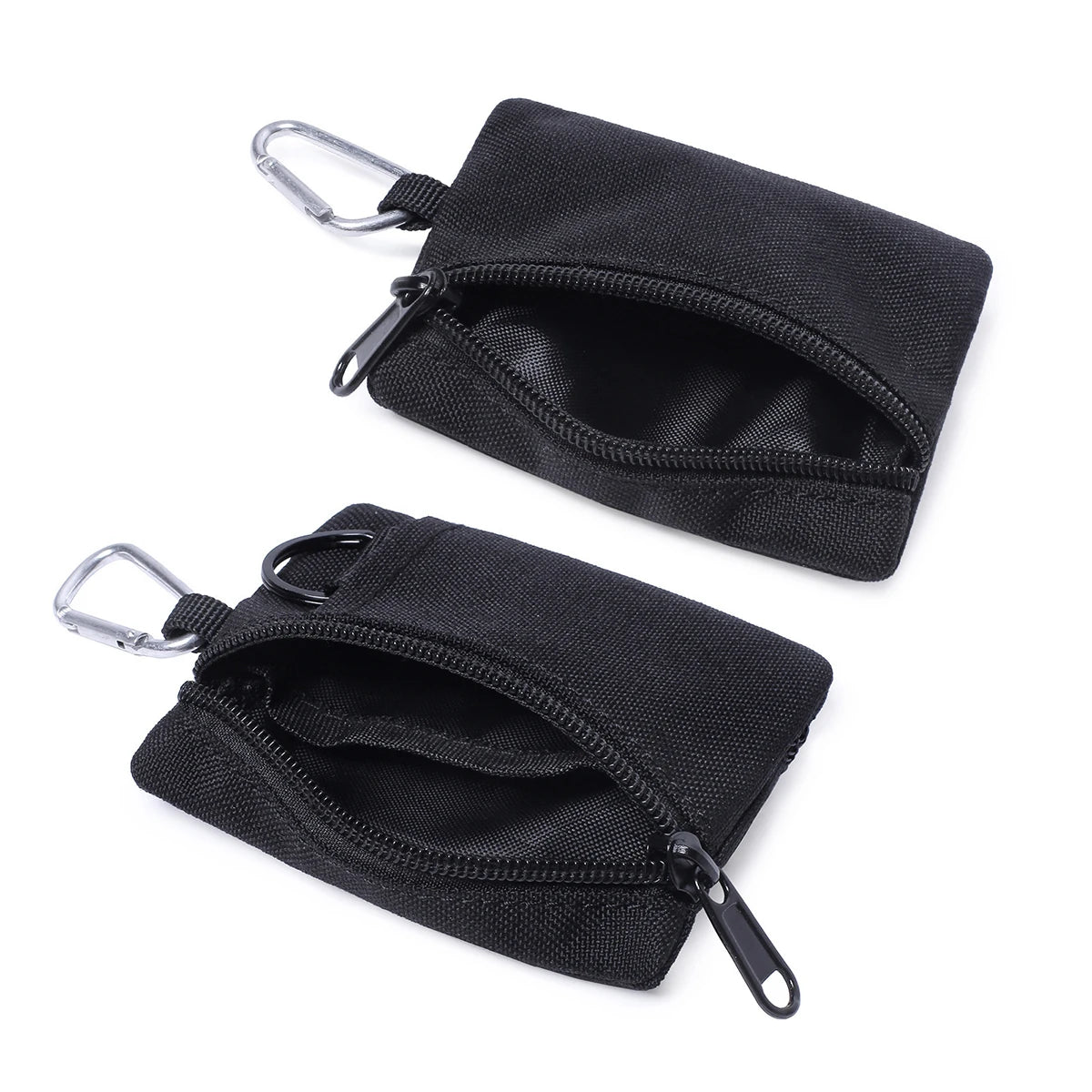 Mini Nylon Coin Purse & Key Pouch | Zipper Sports Wallet Mini Coin Purse QXL