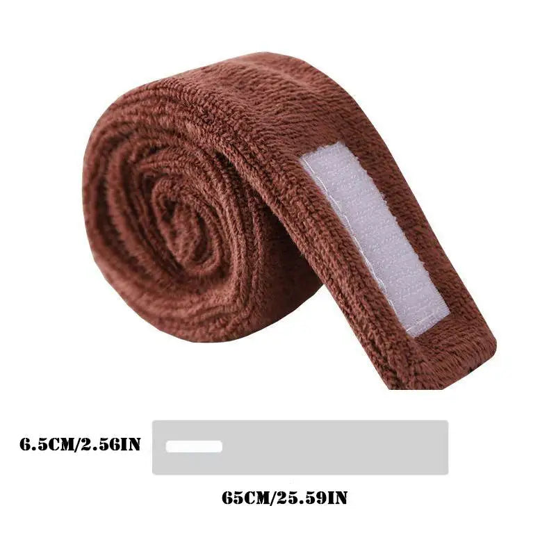 Adjustable Microfiber Salon Hair Dye Headband | Face Wash Wrap Salon Hair Headband QXL